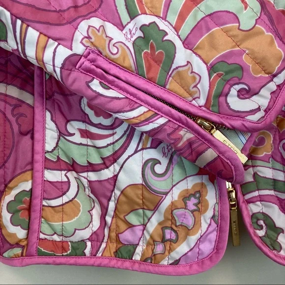 Etro Pink Multicolor Quilted Paisley Jacket - Picture 4 of 14